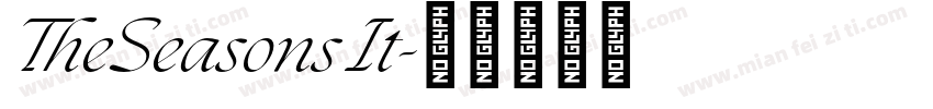 TheSeasons It字体转换